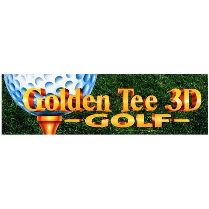 Golden Tee 3D Golf Arcade Marquee High Quality Translite