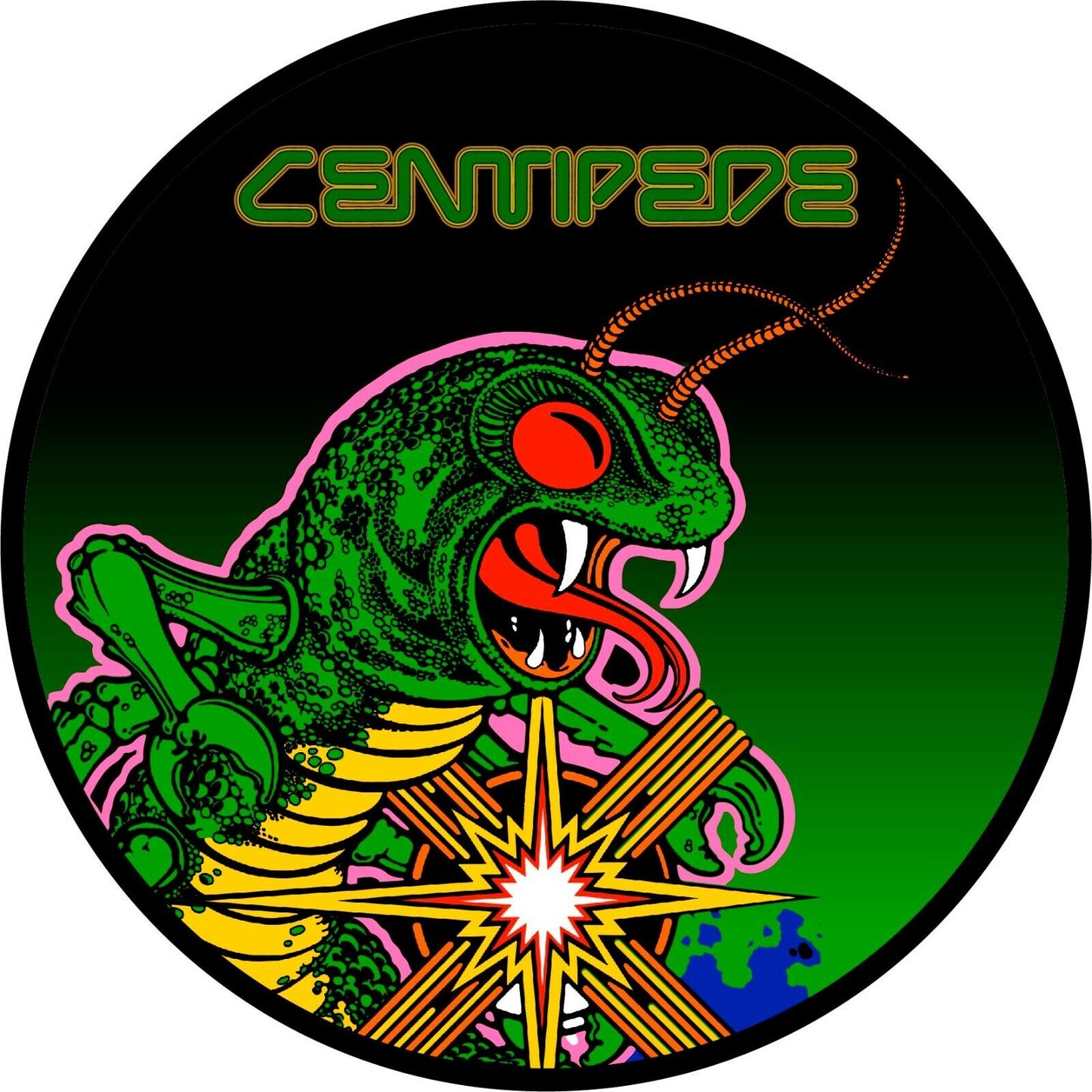 Centipede Arcade Bar Stool “Decal Only” Scratch Resistant Polycarbonate Laminate