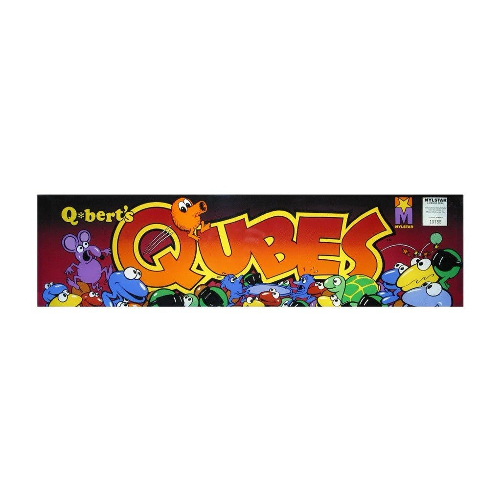 Qubes Arcade Marquee High Quality Translite
