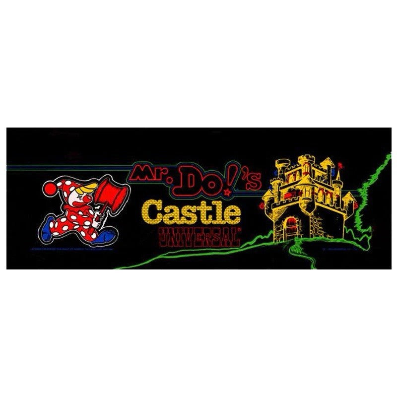 Mr Do’s Castle Arcade Marquee High Quality Translite
