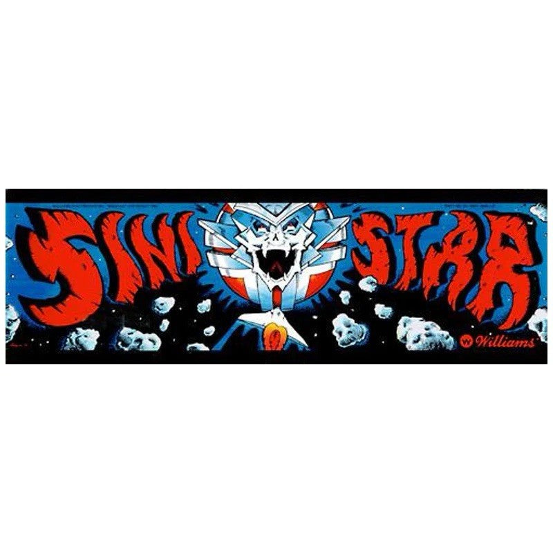 Sinistar Arcade Marquee Premium Backlit Translite