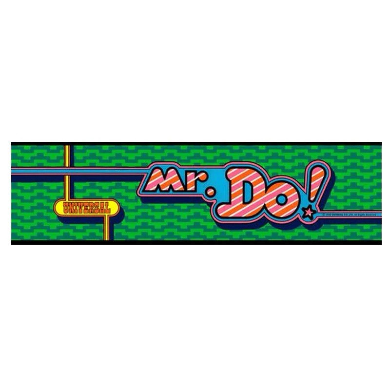 Mr Do Arcade Marquee Premium Backlit Translite Free Ship