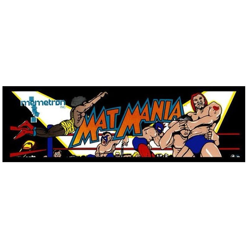 Mat Mania Arcade Marquee Translite