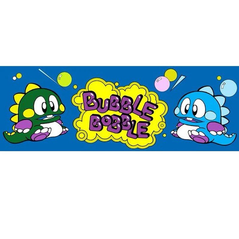 Bubble Bobble Arcade Marquee Premium Backlit Translite Free Ship