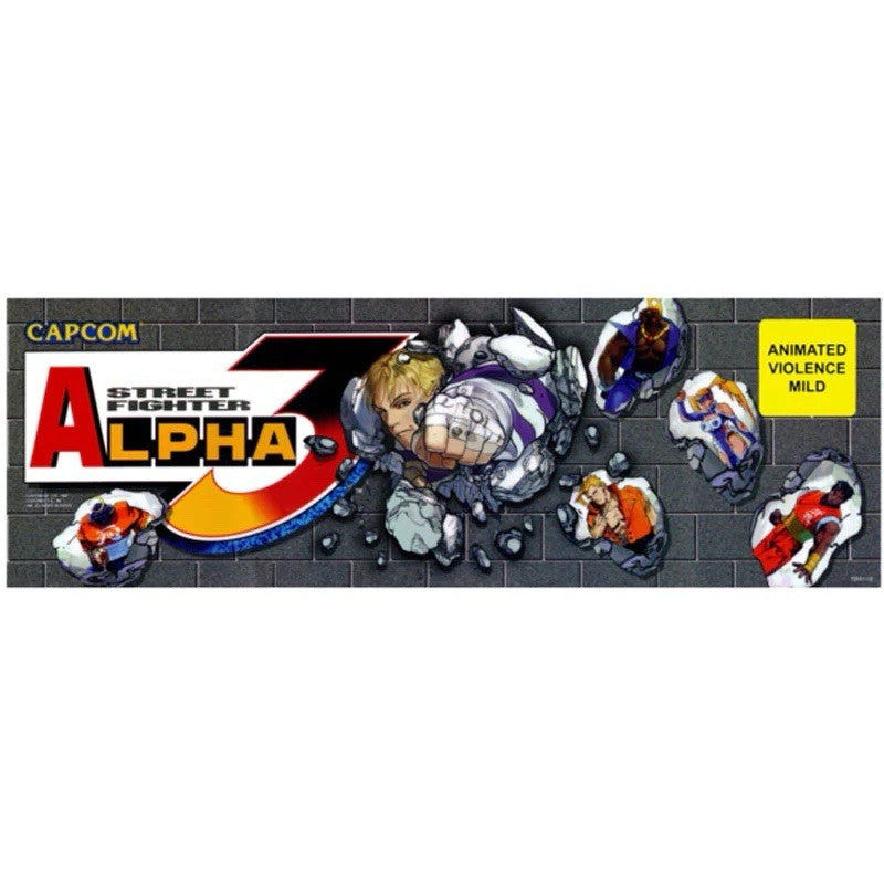 Street Fighter Alpha 3 Arcade Marquee High Quality Translite