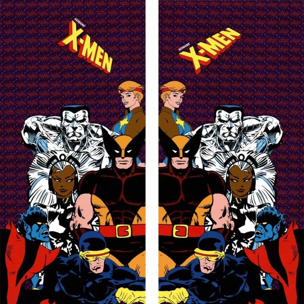 X-men Arcade Side Art 2 Piece Set Laminated High Quality