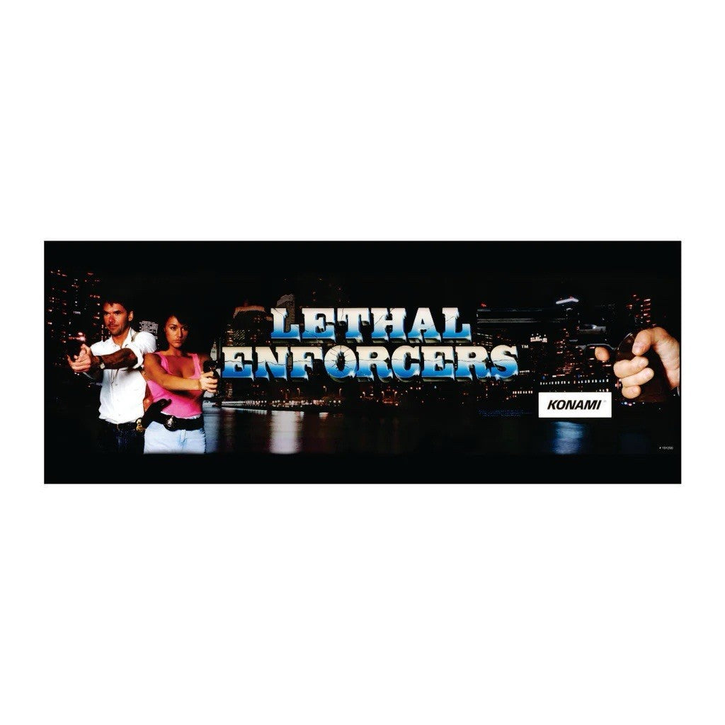 Lethal Enforcers Arcade Marquee High Quality Translite