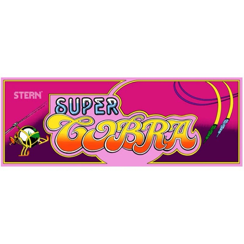 Super Cobra Arcade Marquee High Quality Translite