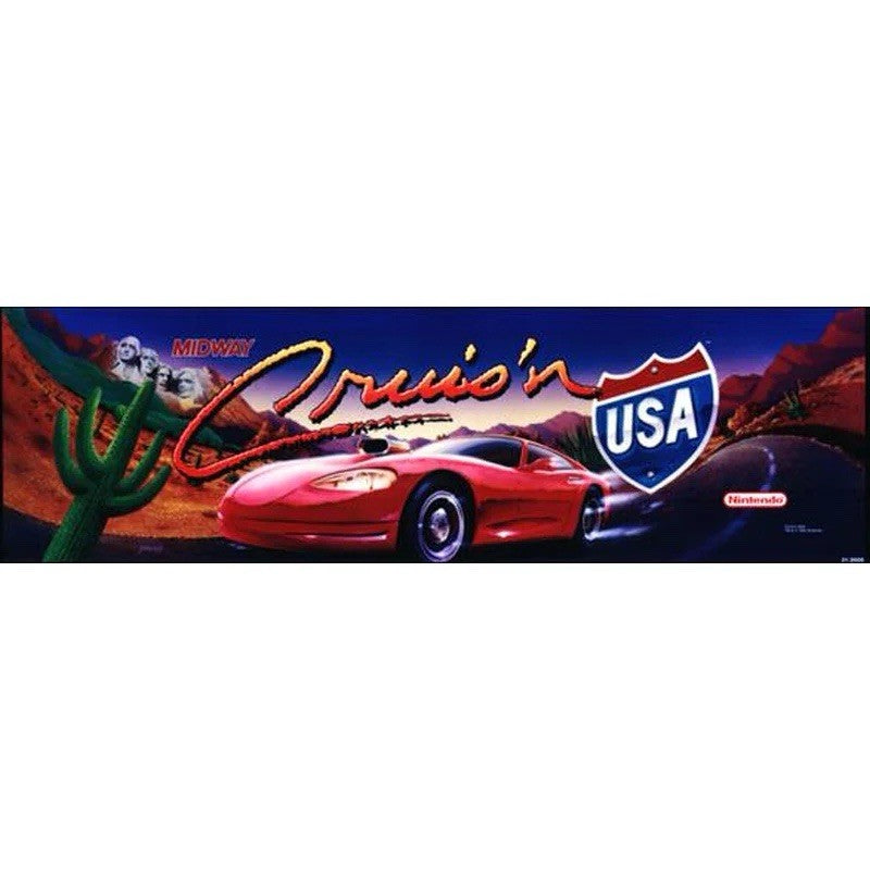 Cruis N USA Arcade Marquee High Quality Translite