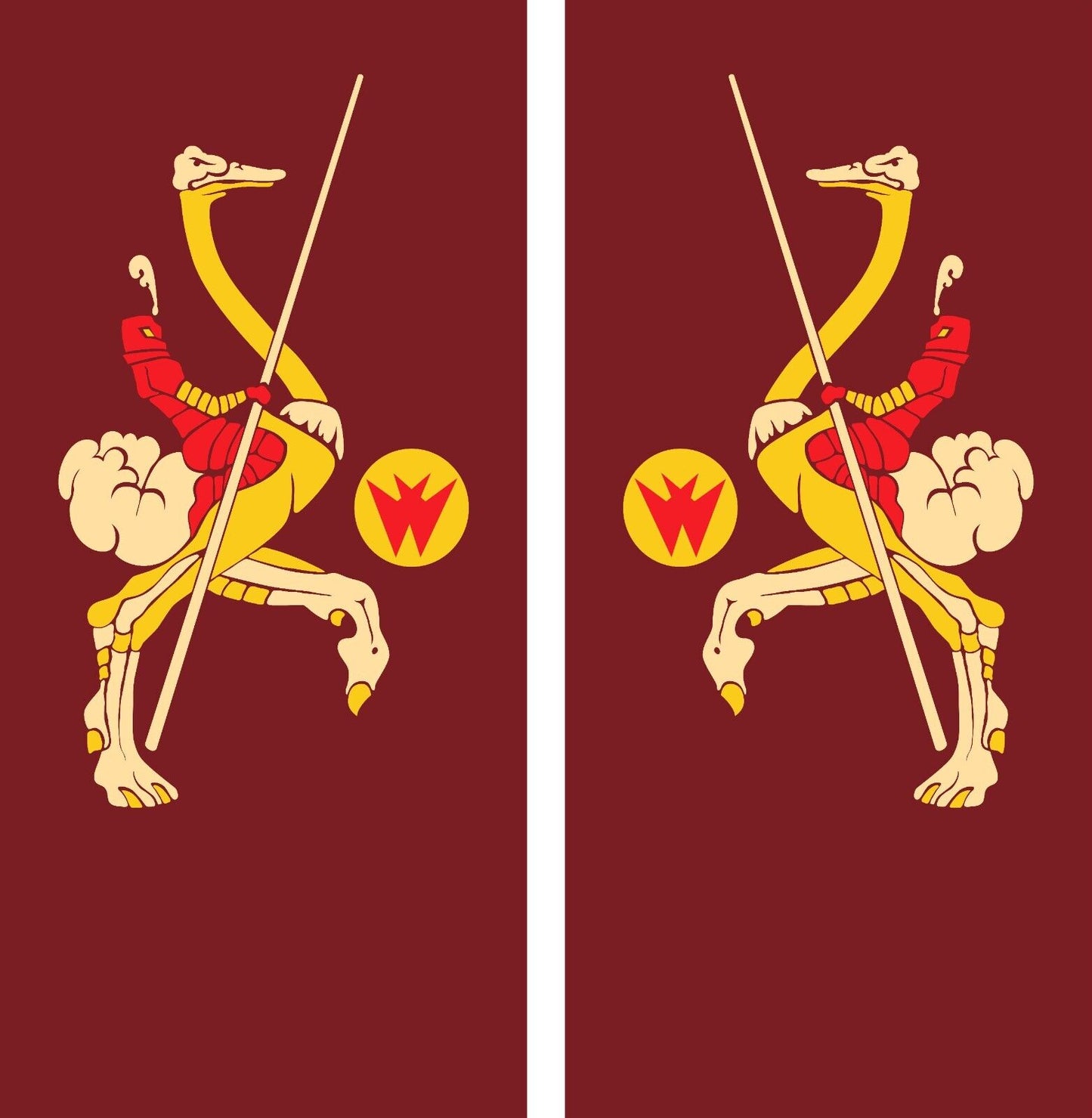 Joust Arcade Side Art Joust Side Art Full Size 2 pc Set High Quality