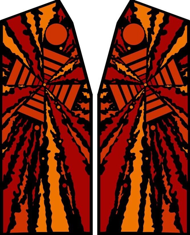 Gyruss Arcade Side Art Graphics set 2pc Laminated Highest Quality On eBay