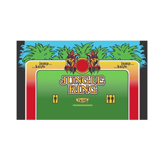 Jungle King Arcade Control Panel Overlay CPO Textured Polycarbonate