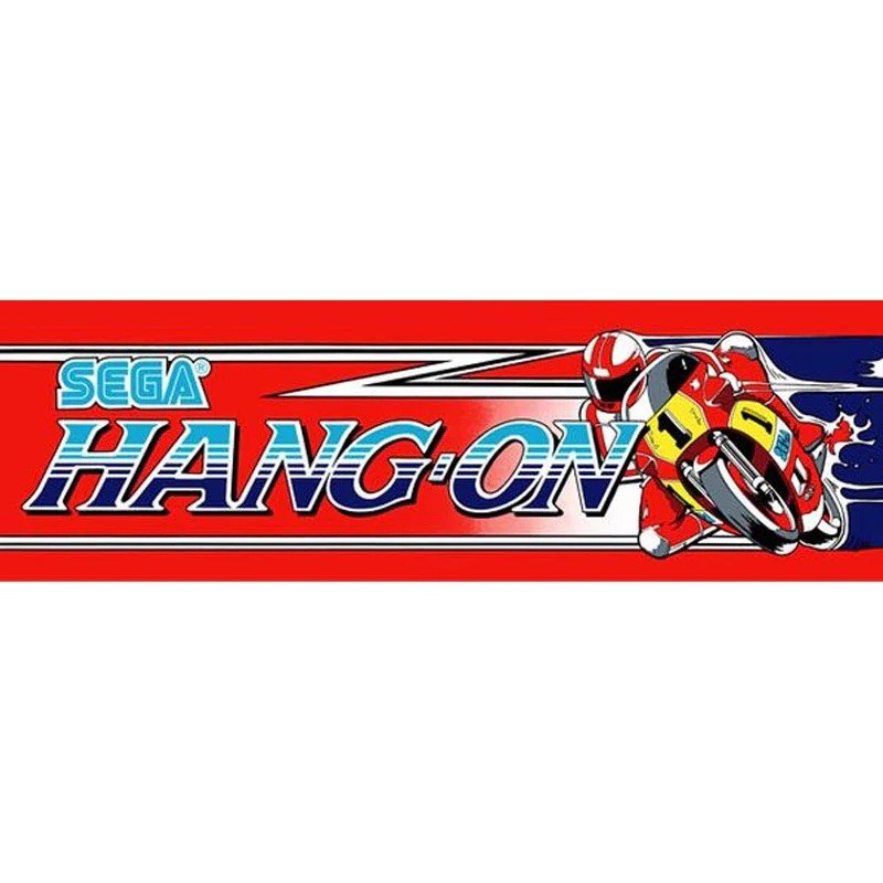 Sega Hang On Arcade Marquee High Quality Translite
