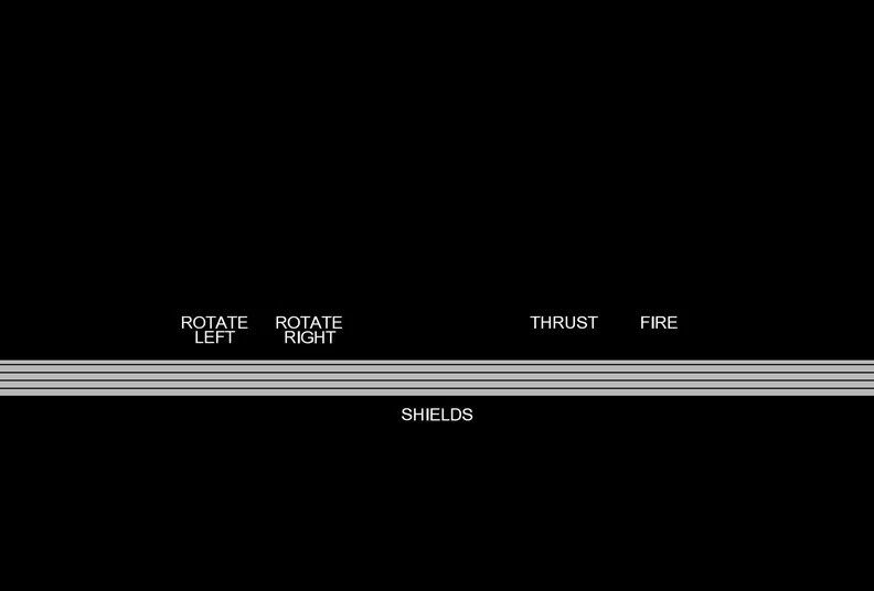 Asteroids Deluxe Cocktail Arcade Control Panel Overlay CPO Textured Laminate
