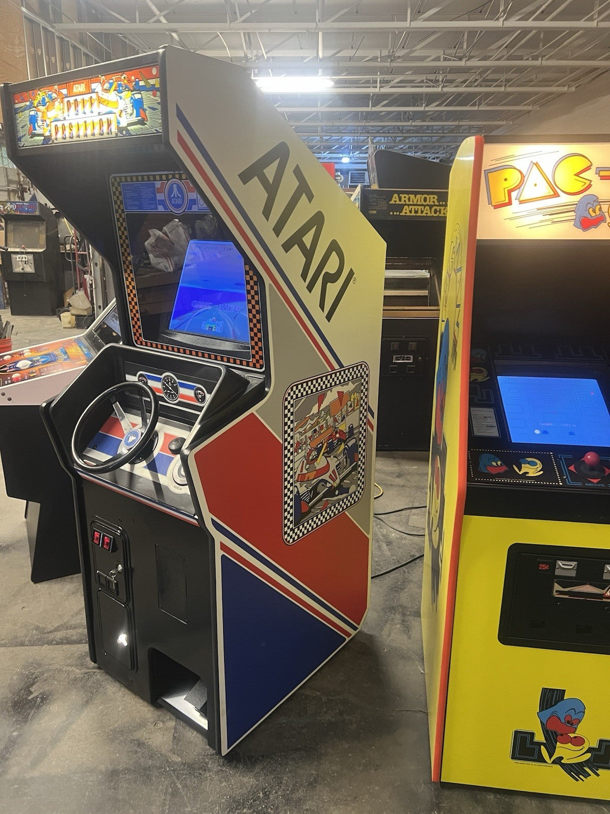 Pole Position Arcade Side Art 2 Piece Set Laminated High Quality