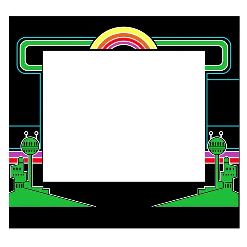 Moon Patrol Arcade Monitor Bezel Artwork Sticker Decal
