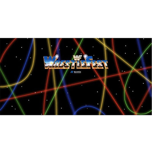 WWF Wrestlefest Arcade Control Panel Overlay CPO Textured Laminate