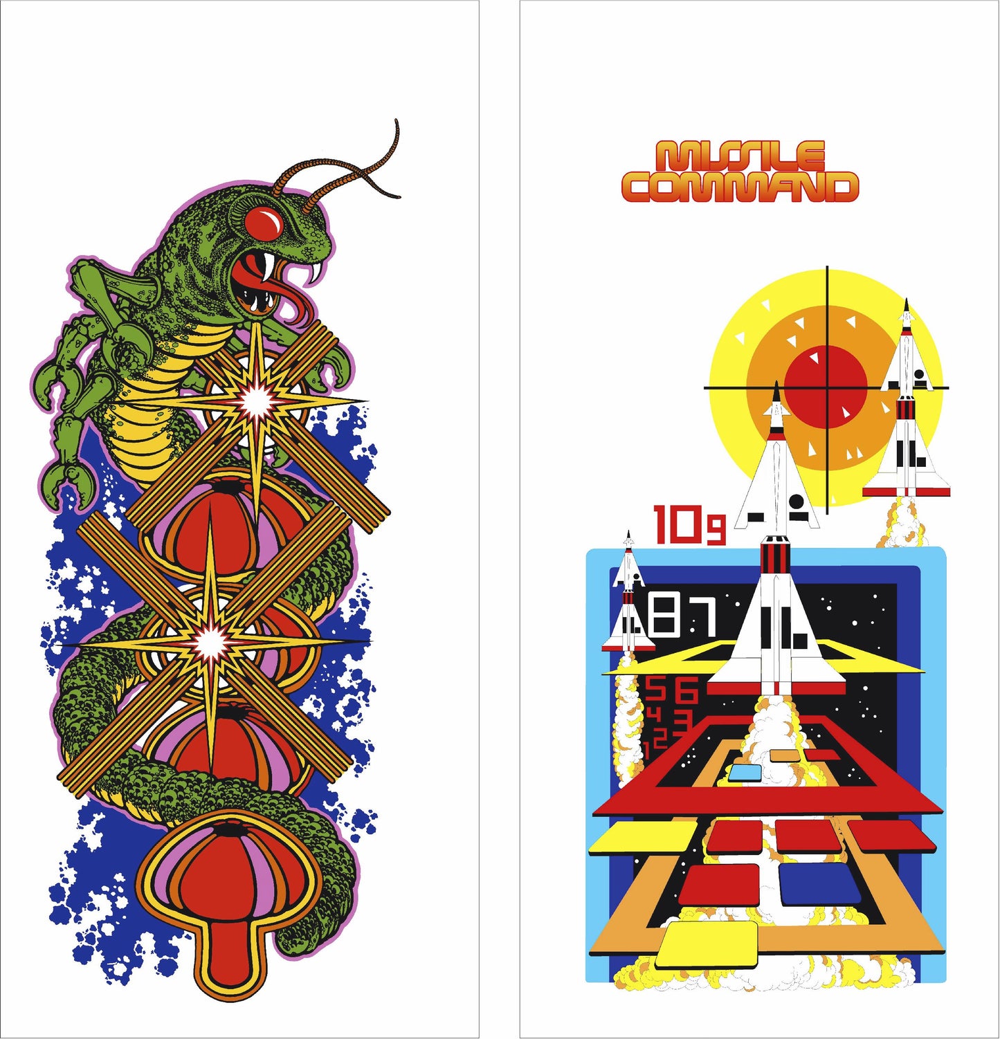 Centipede/Millipede/Missile Command Team Play Side Art