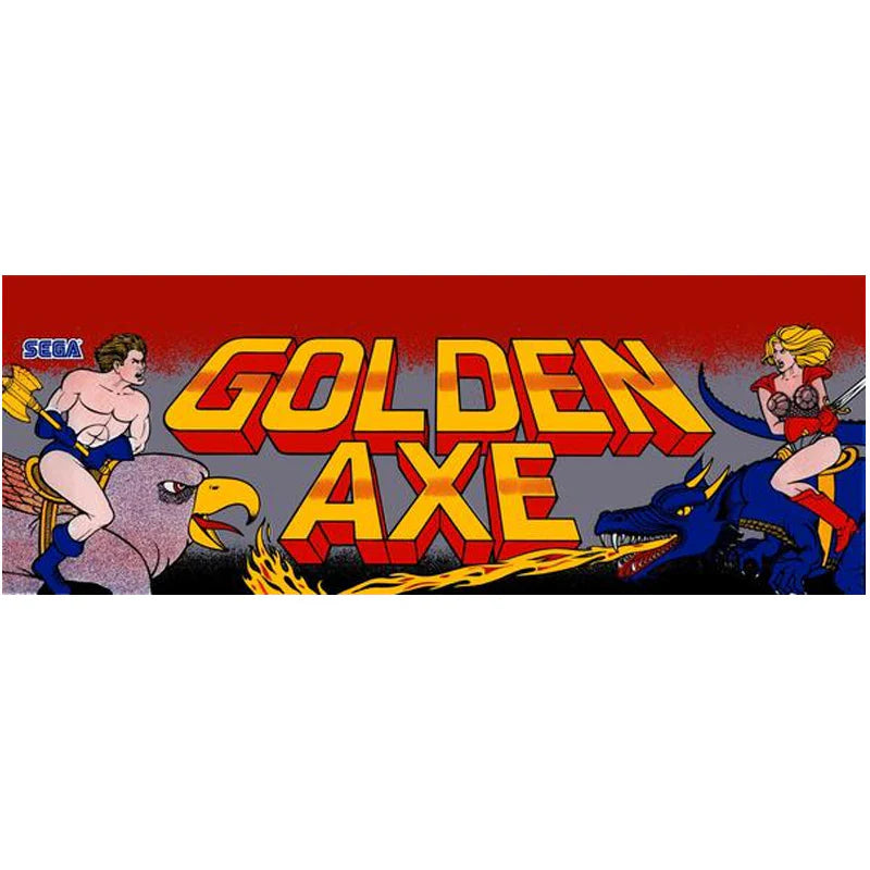 Golden Axe Arcade Marquee