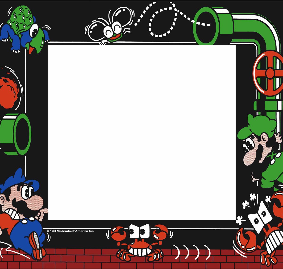 Mario Bros Narrow Monitor Bezel