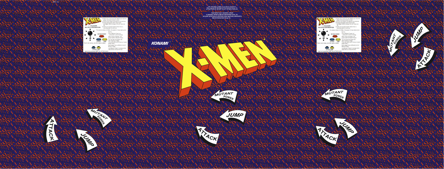 Xmen Control Panel Overlay CPO (4 Player)