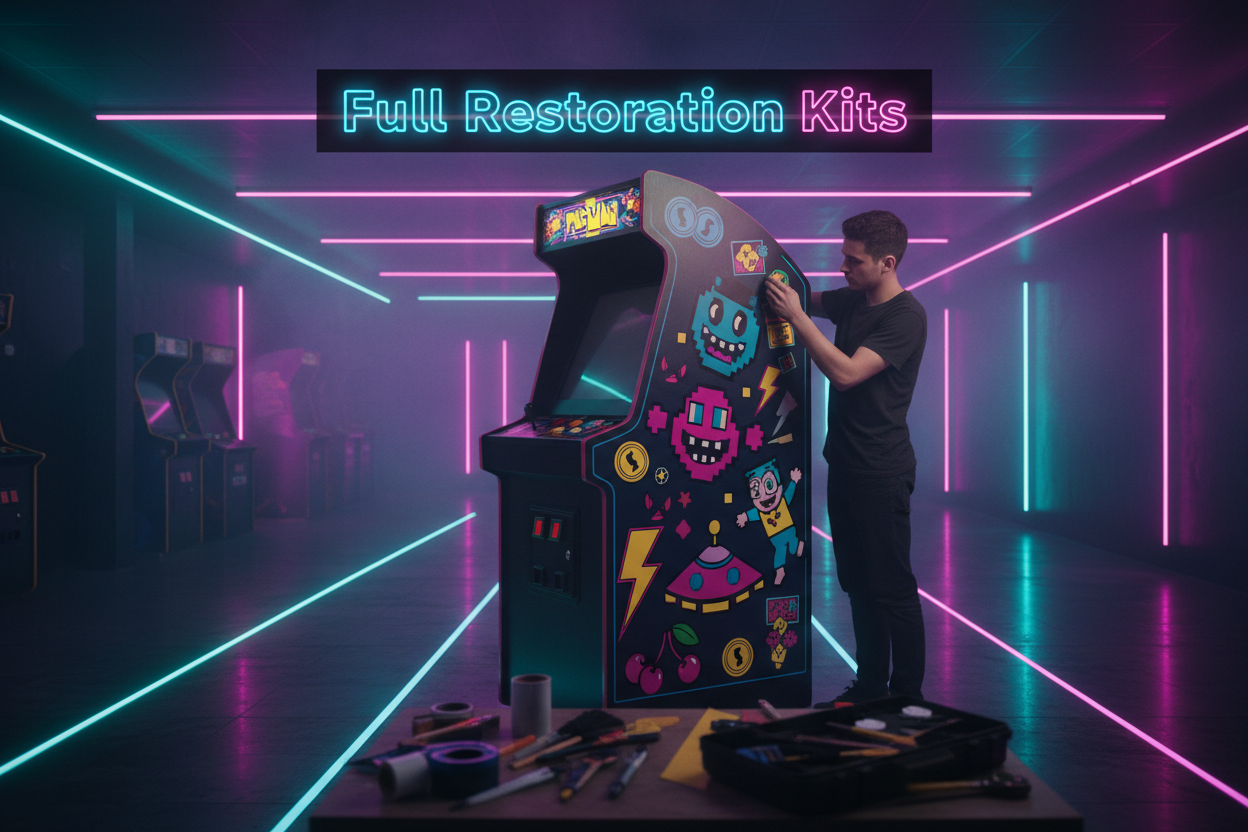 Full Restoration Kits with Arcade Artwork