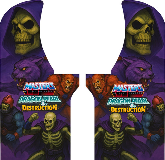 Arcade 1up Masters of the Universe Custom SIDE ART Graphics Artwork MOTU