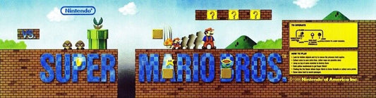 Super Mario Versus Arcade Marquee High Quality Translite Backlit