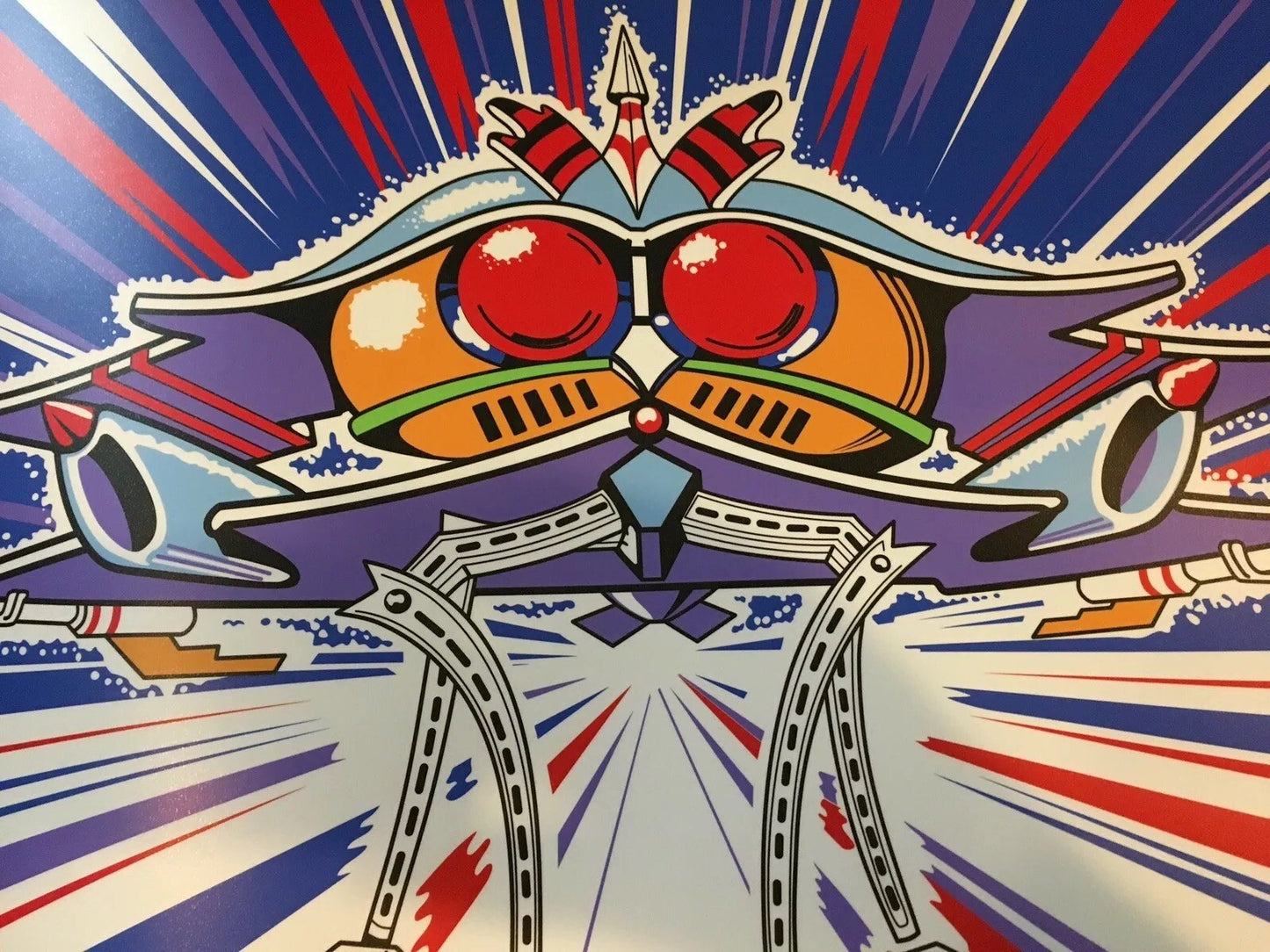 Galaga Arcade Game Side Art Kickplate 3pc Set Full Side Coverage Graphics