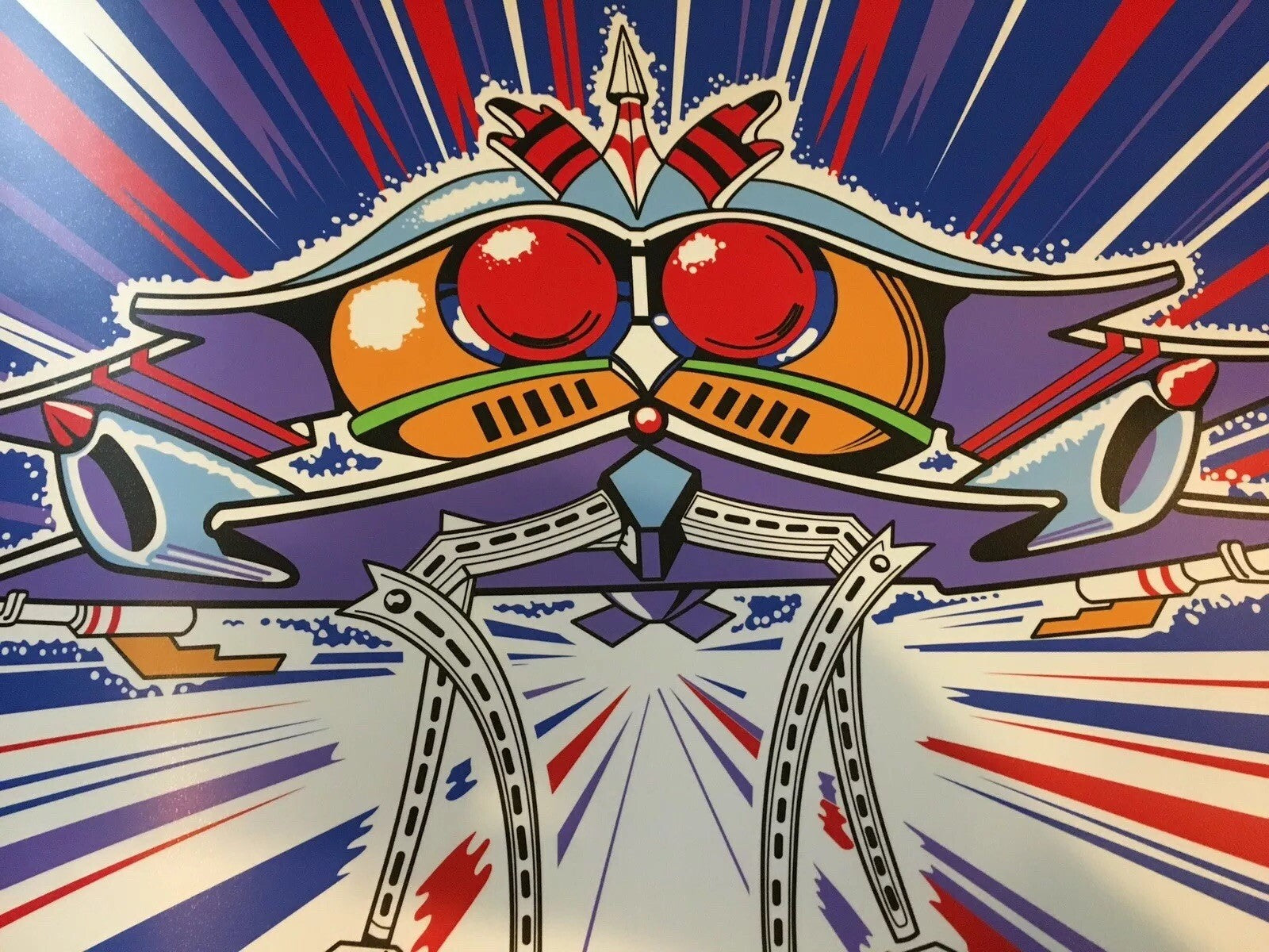 Galaga Arcade Game Side Art Kickplate 3pc Set Full Side Coverage Graphics