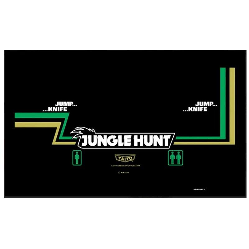 Jungle Hunt Arcade Control Panel Overlay CPO Textured Laminate