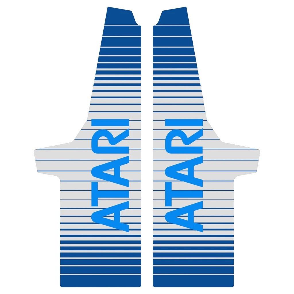 Atari System 1 Arcade Side Art 2 Piece Set Laminated High Quality Full Size