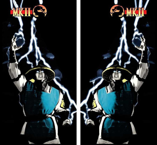 Mortal Kombat 2 Arcade Side Art Artwork Full Size Mk2 MKll Midway 2pc