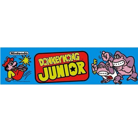 Donkey Kong Junior Jr Arcade Marquee Premium Backlit Translite Free Ship