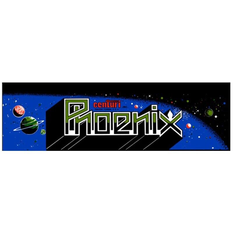 Phoenix Arcade Marquee High Quality Translite Backlit