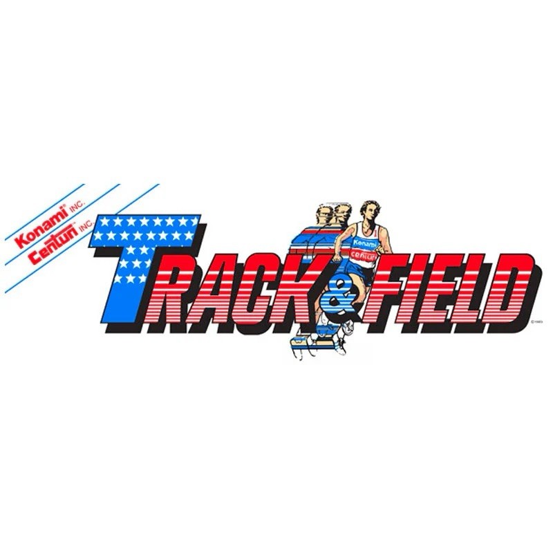 Track And Field Arcade Marquee Premium Backlit Translite Free Ship