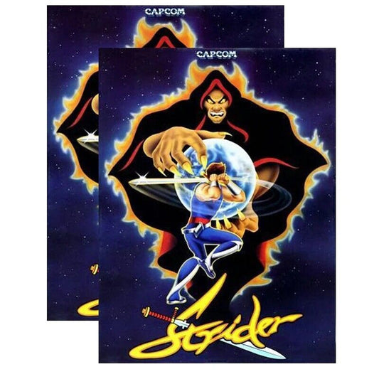 Strider Arcade Side Art 2 Piece Set Laminated High Quality