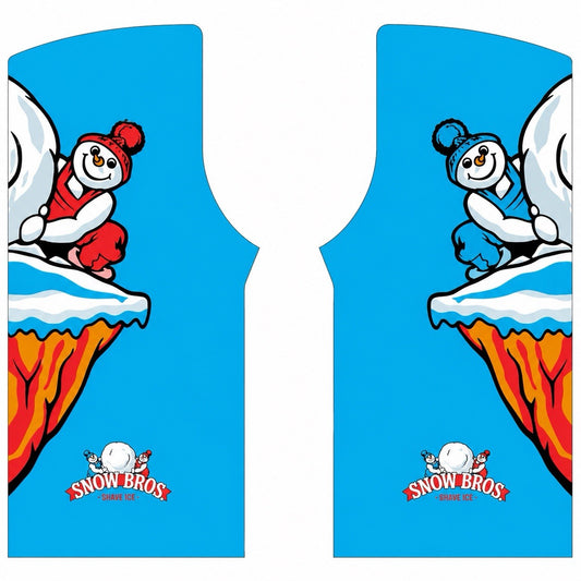 Snow Bros Arcade Side Art 2 Piece Set Of Graphics