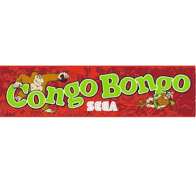 Congo Bongo Arcade Marquee Translite