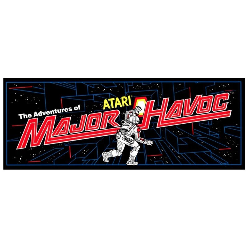 Major Havoc Arcade Marquee High Quality Translite