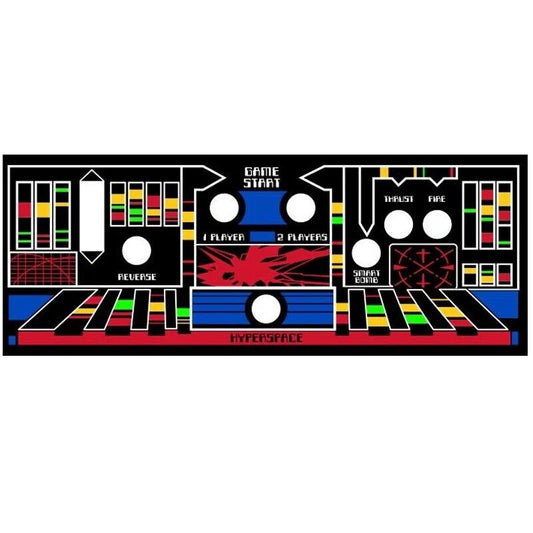 Defender Arcade Control Panel Overlay CPO Textured Laminate