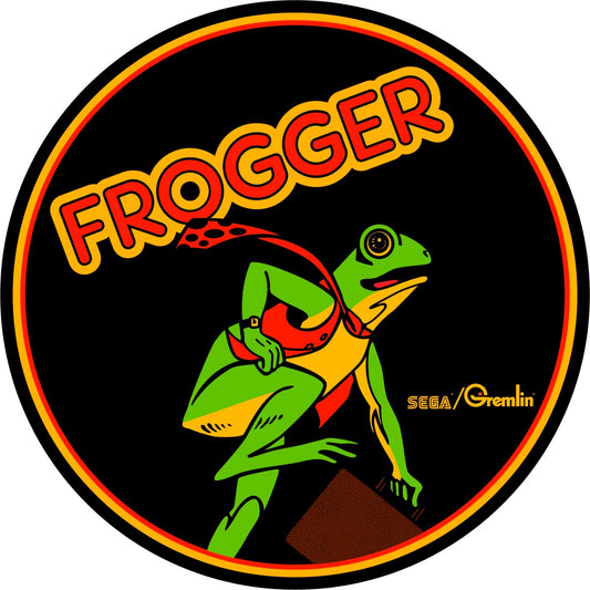 Frogger Arcade Bar Stool “Decal Only” Scratch Resistant Polycarbonate Laminate