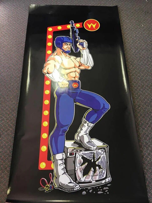 Smash TV 19” Arcade Side Art 2 Piece Set Laminated High Quality