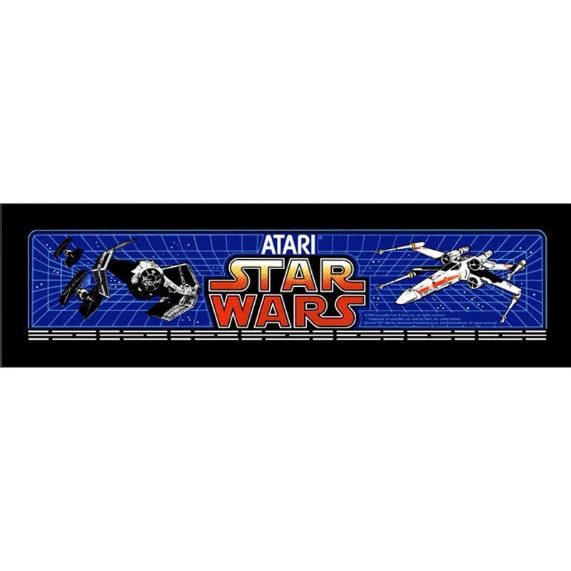 Star Wars Arcade Marquee Premium Backlit Translite Free Ship