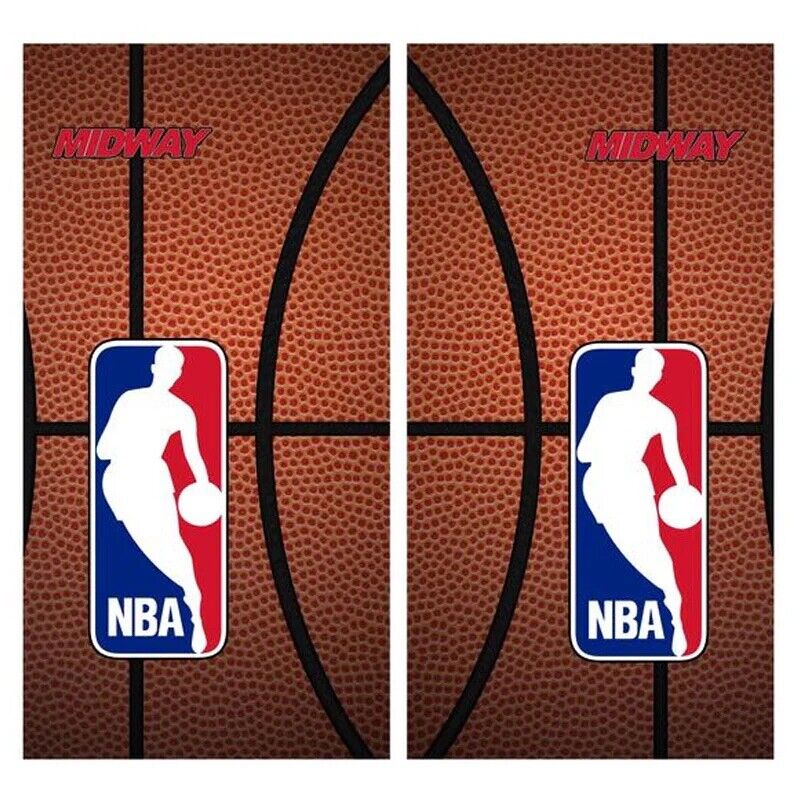 NBA Jams Arcade Side Art 2 Piece Set Laminated High Quality