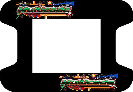 Multicade Arcade Cocktail Underlay Artwork Sticker Decal