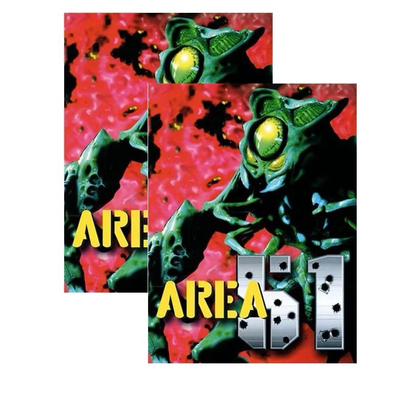 Area 51 Arcade Side Art 2 Pc Set Laminated High Quality