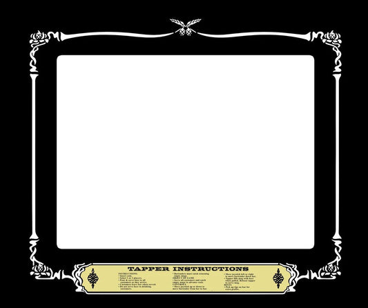 Tapper Arcade Monitor Bezel Artwork Sticker Decal