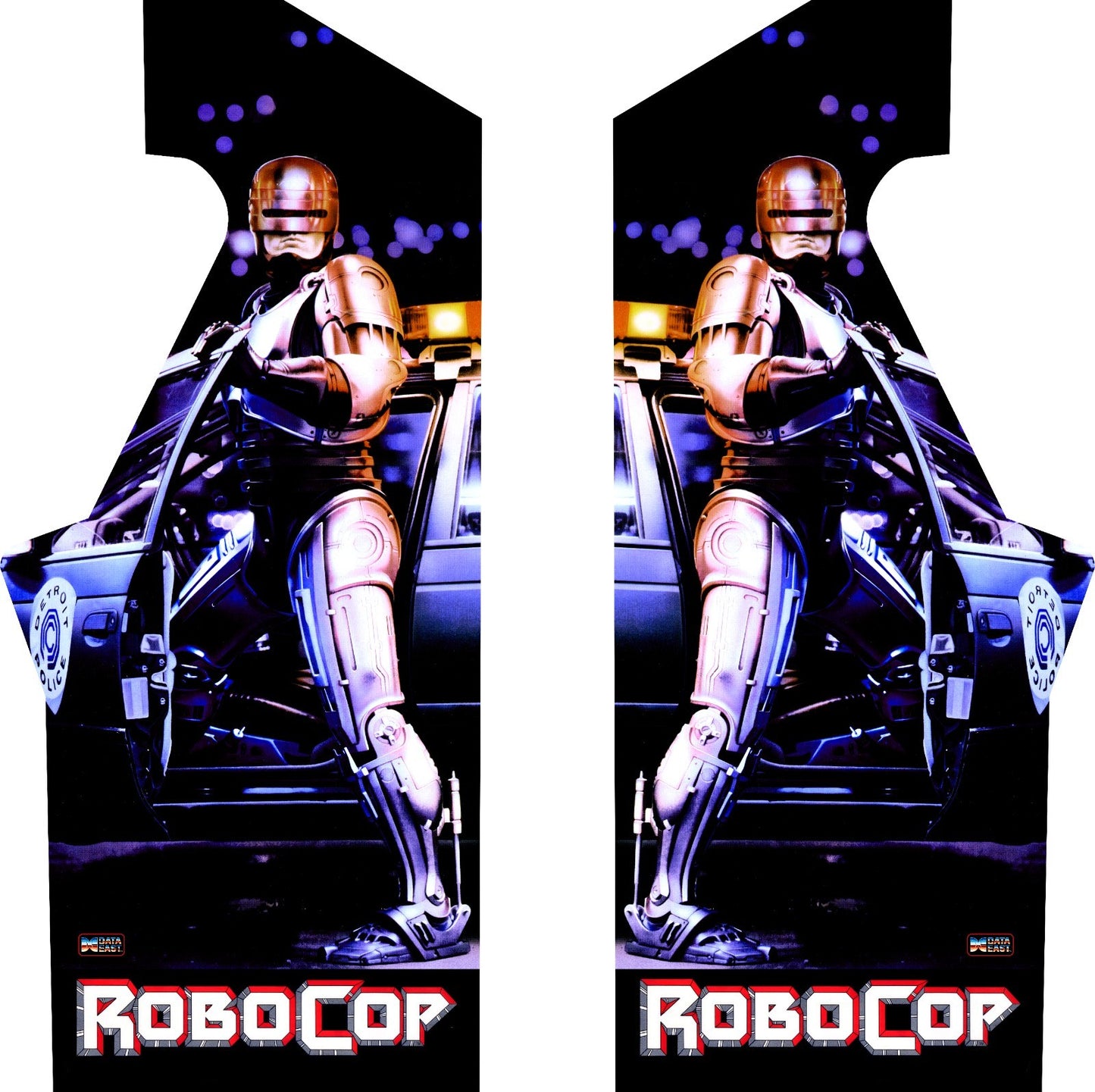 Robocop Arcade Side Art 2 Piece Set Full Wrap Laminated High Quality