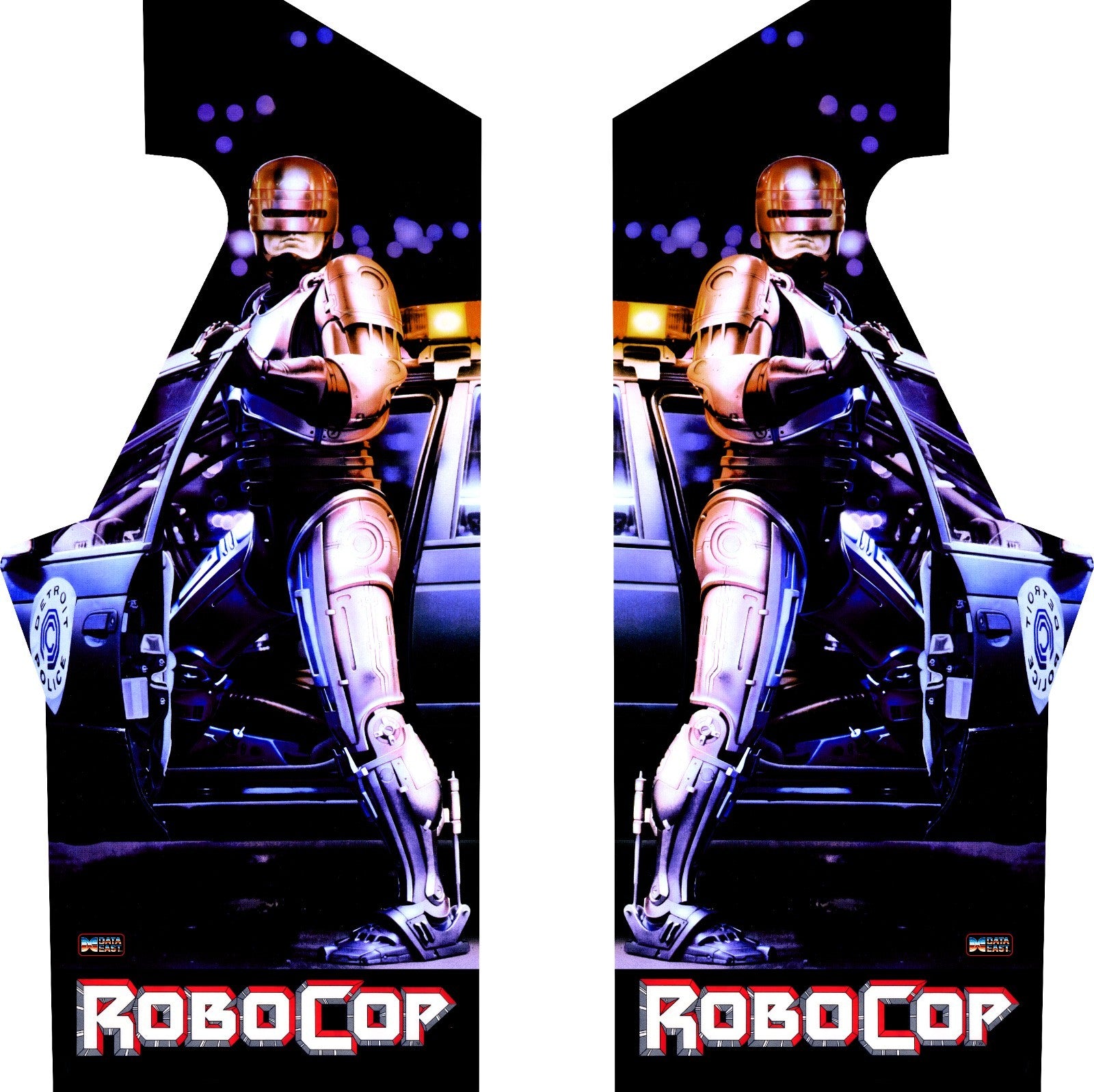 Robocop Arcade Side Art 2 Piece Set Full Wrap Laminated High Quality